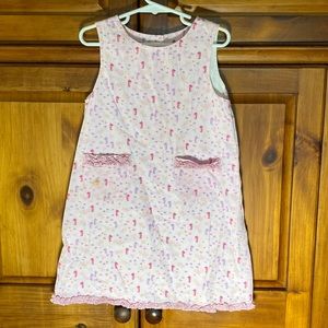 Light Pink Girls Seahorse Sun Dress